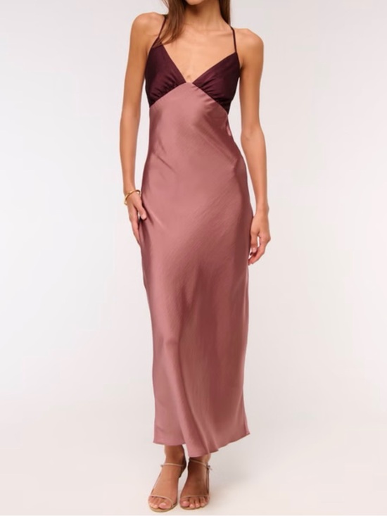 Abercrombie & Fitch Dresses & Skirts - A&F satin maxi